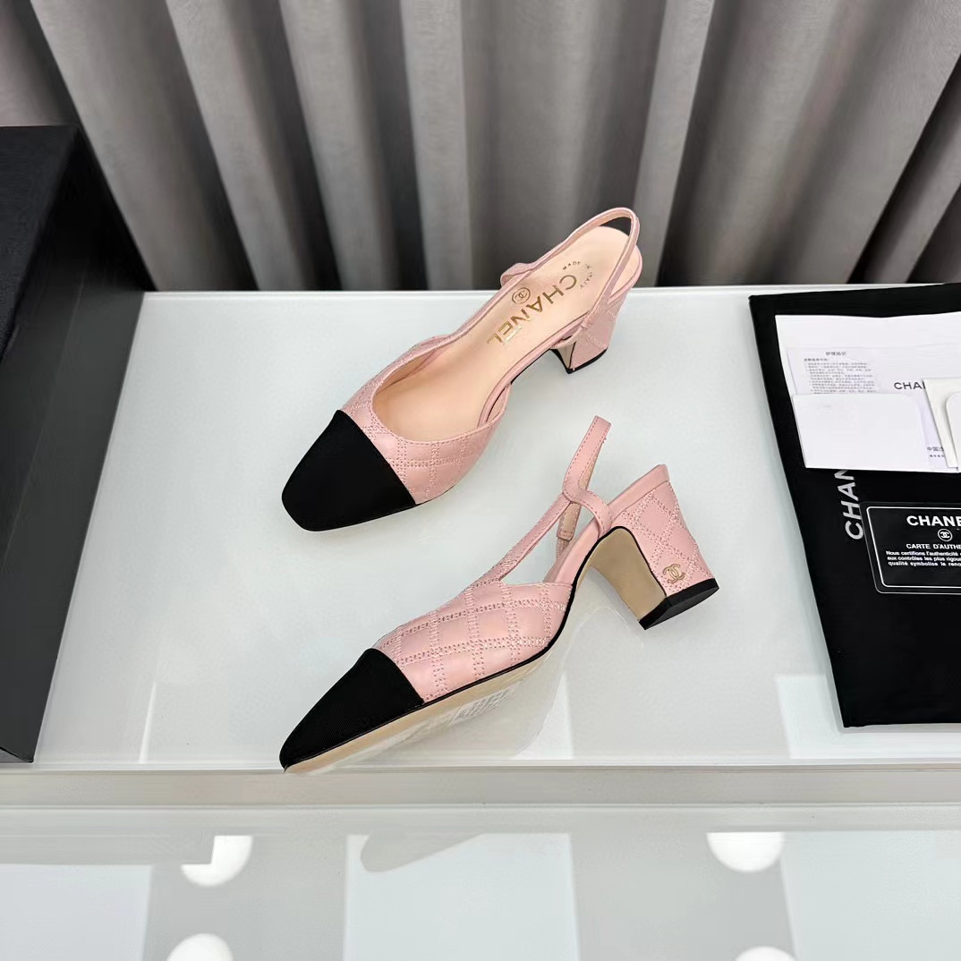 CHANE1 高品質slingback  ハイヒール【50％割引+送料無料】