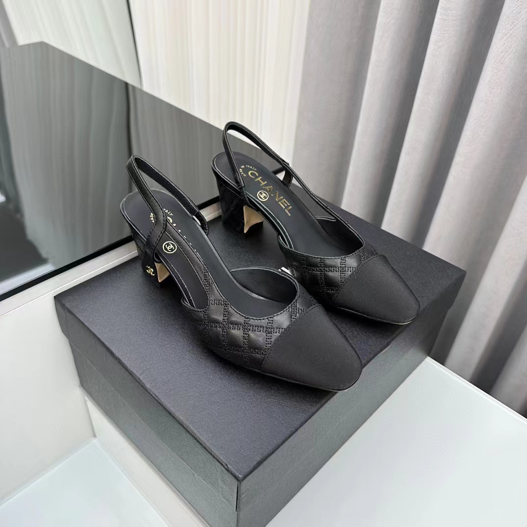 CHANE1 高品質slingback  ハイヒール【50％割引+送料無料】