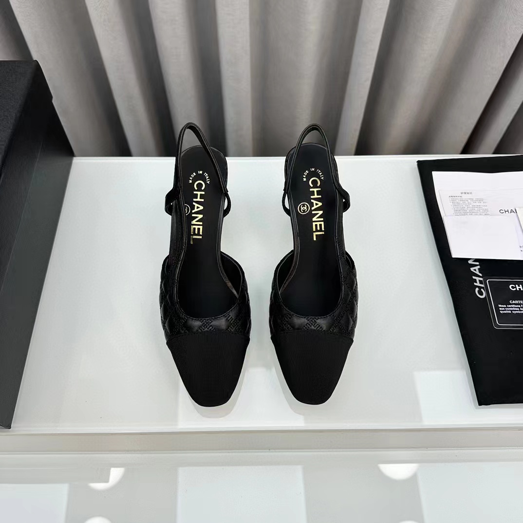 CHANE1 高品質slingback  ハイヒール【50％割引+送料無料】