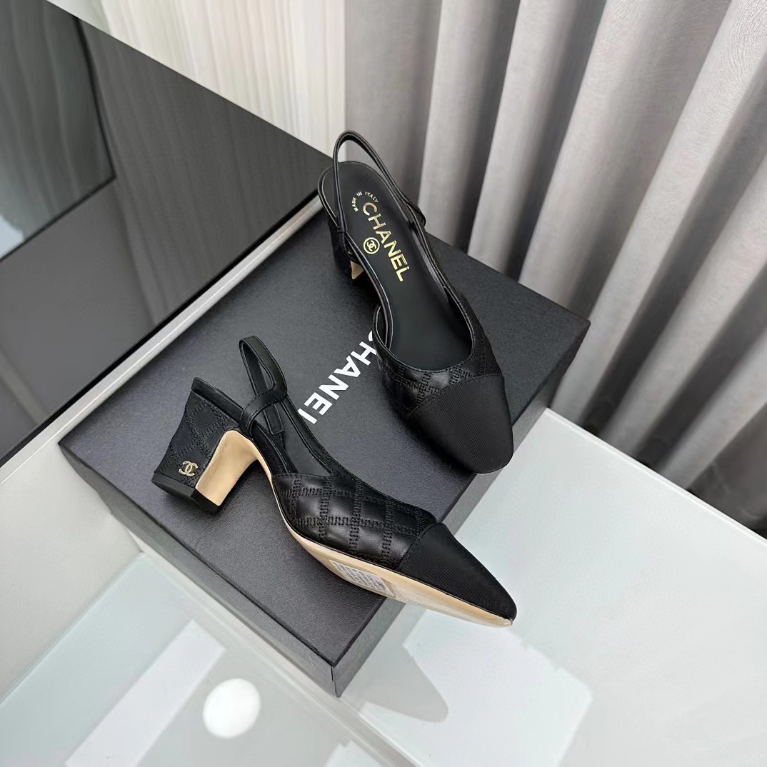 CHANE1 高品質slingback  ハイヒール【50％割引+送料無料】