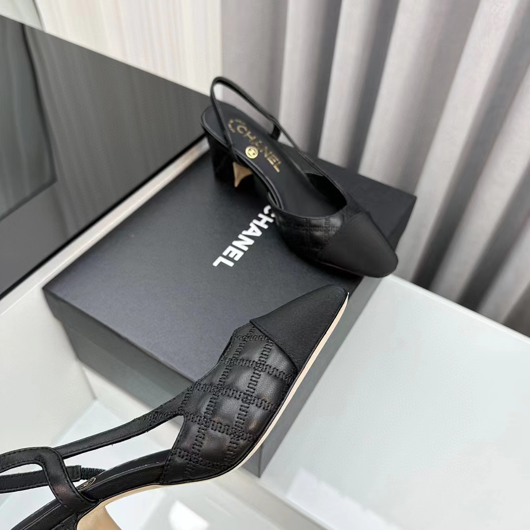 CHANE1 高品質slingback  ハイヒール【50％割引+送料無料】