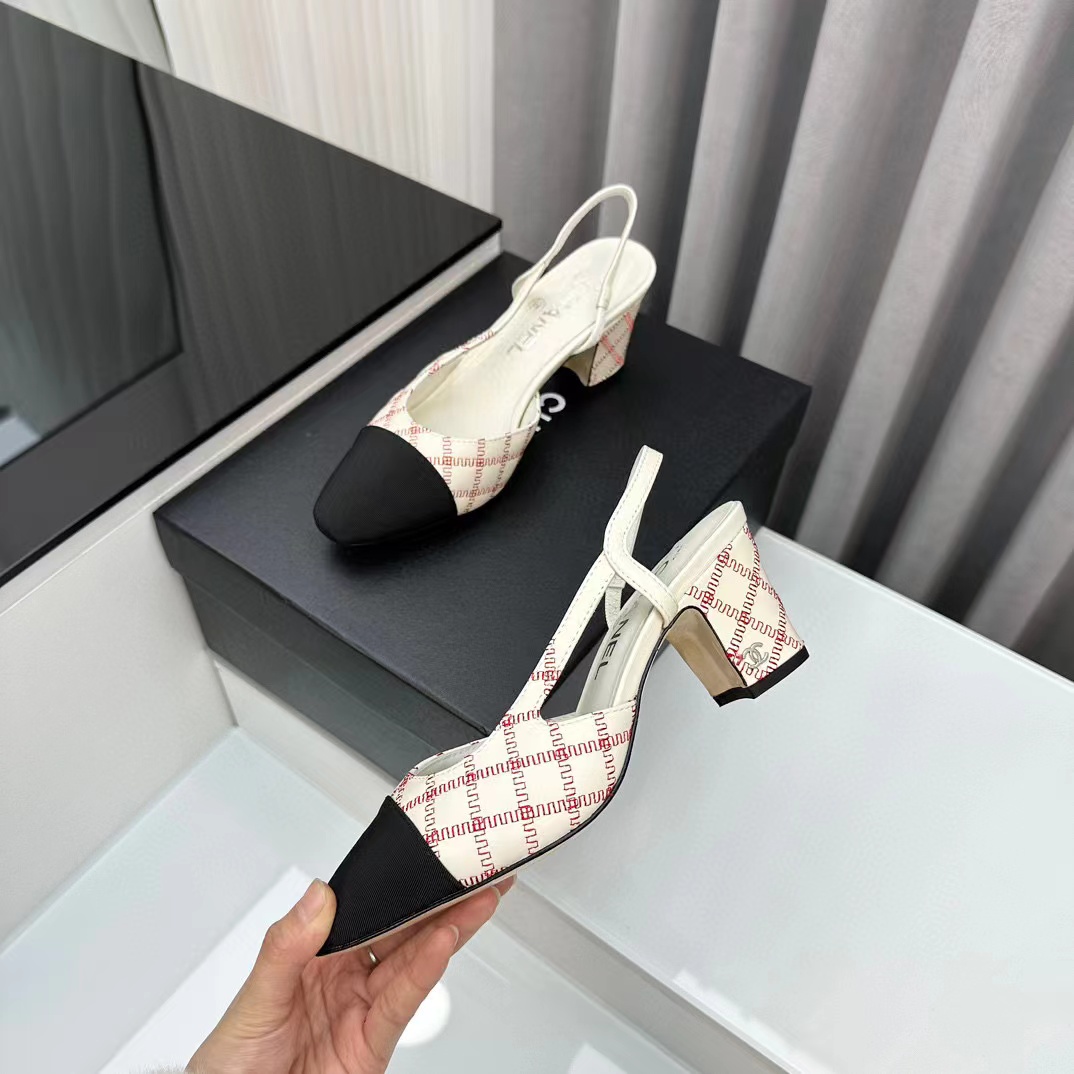 CHANE1 高品質slingback  ハイヒール【50％割引+送料無料】