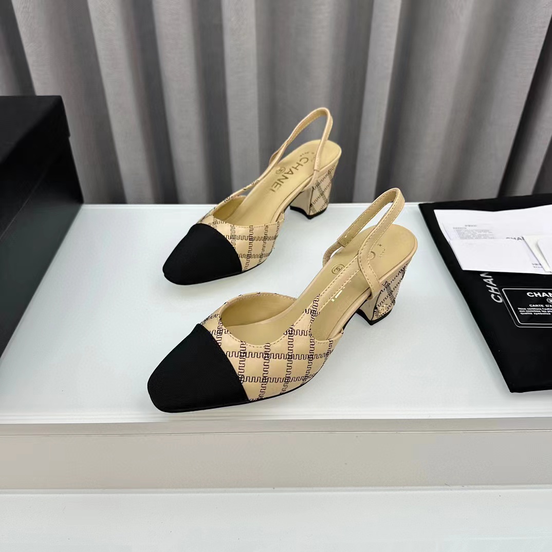 CHANE1 高品質slingback  ハイヒール【50％割引+送料無料】