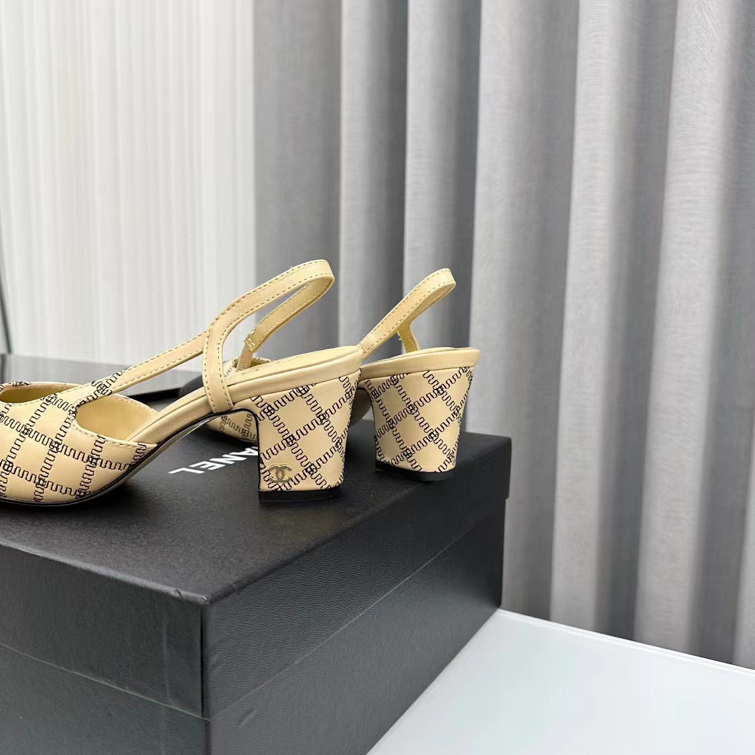 CHANE1 高品質slingback  ハイヒール【50％割引+送料無料】