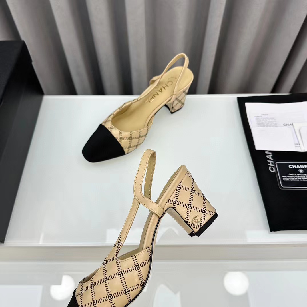 CHANE1 高品質slingback  ハイヒール【50％割引+送料無料】