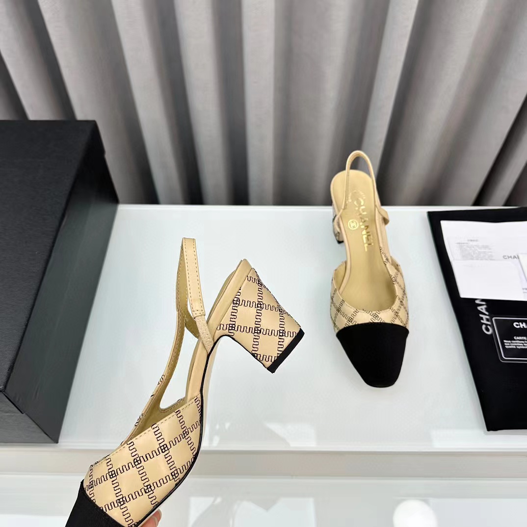 CHANE1 高品質slingback  ハイヒール【50％割引+送料無料】