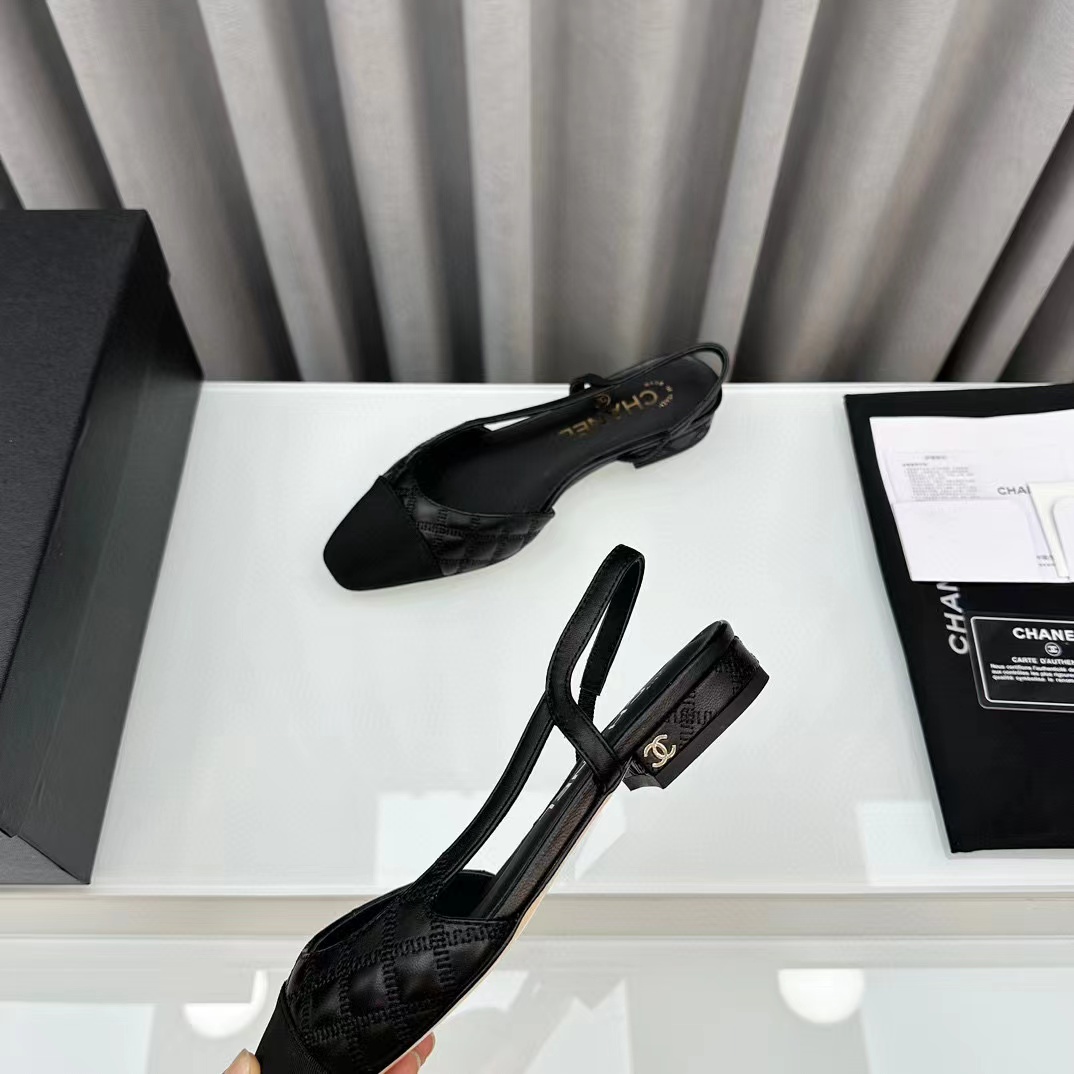 CHANE1 高品質slingback ぺたんこ靴【50％割引+送料無料】