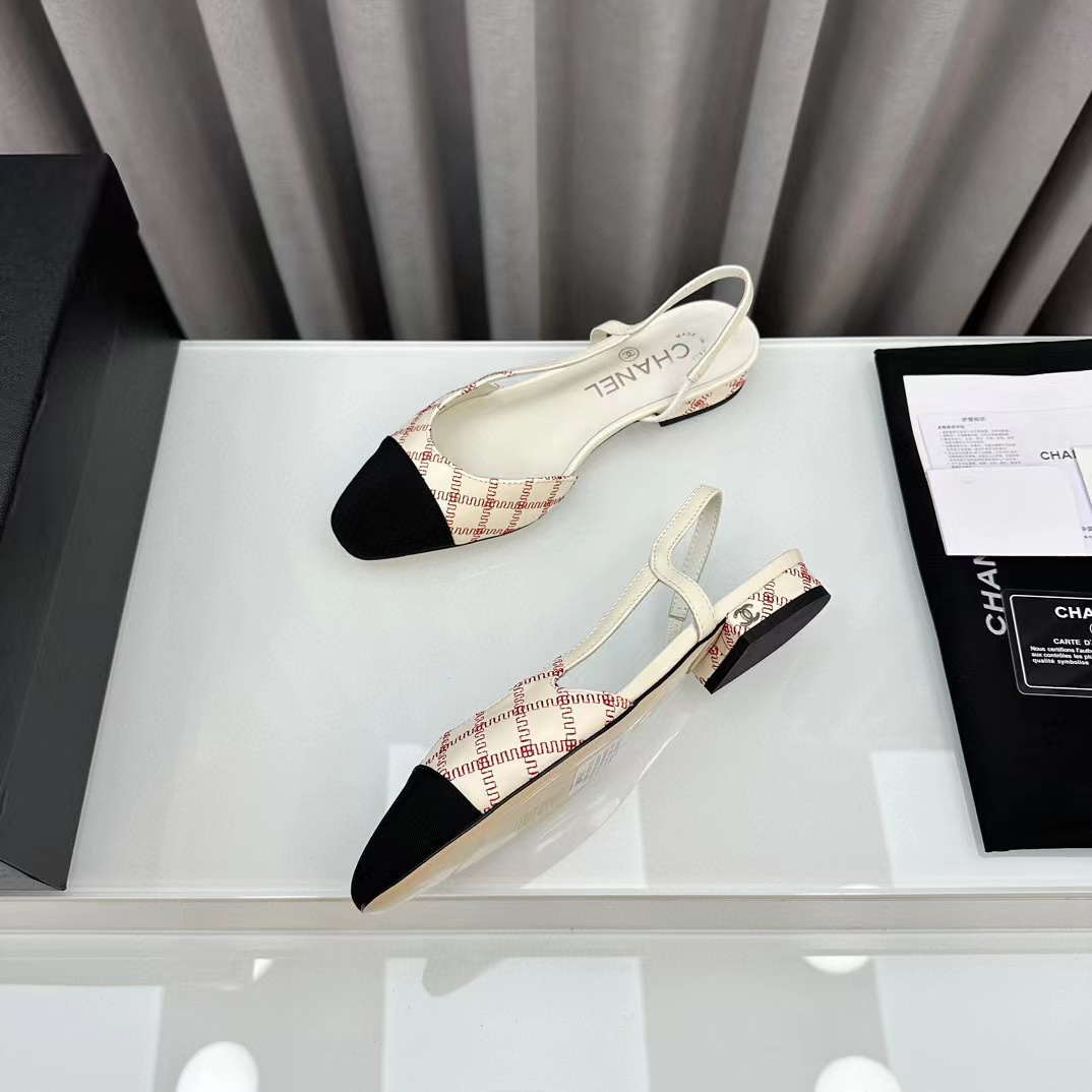 CHANE1 高品質slingback ぺたんこ靴【50％割引+送料無料】