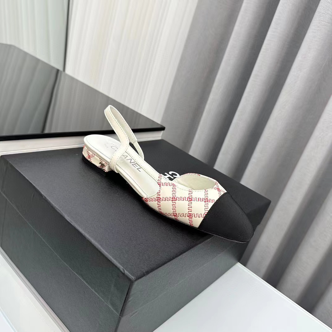 CHANE1 高品質slingback ぺたんこ靴【50％割引+送料無料】