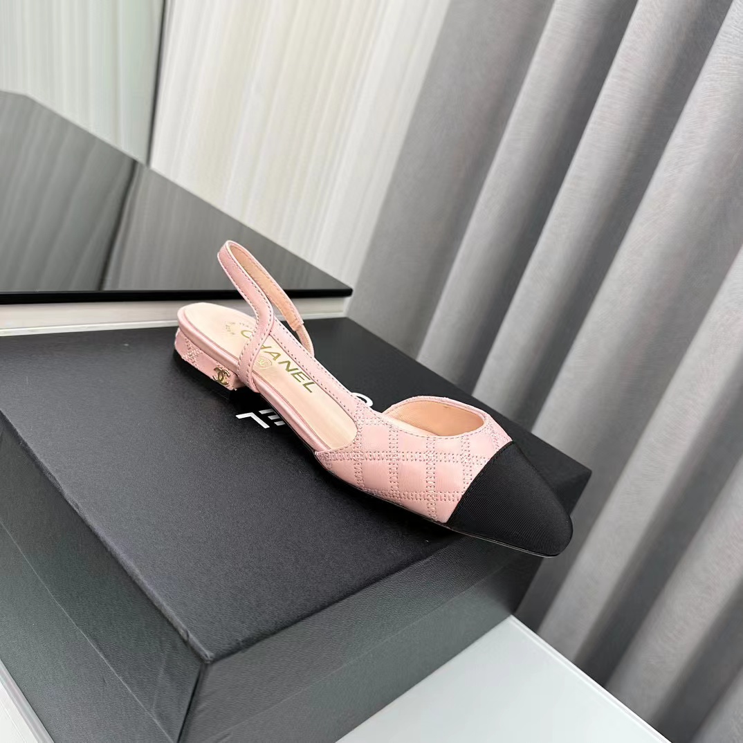 CHANE1 高品質slingback ぺたんこ靴【50％割引+送料無料】