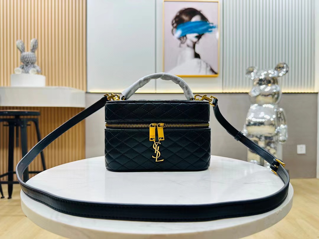 YSL ショルダー手持ちコスメバッグ【50％割引+送料無料】