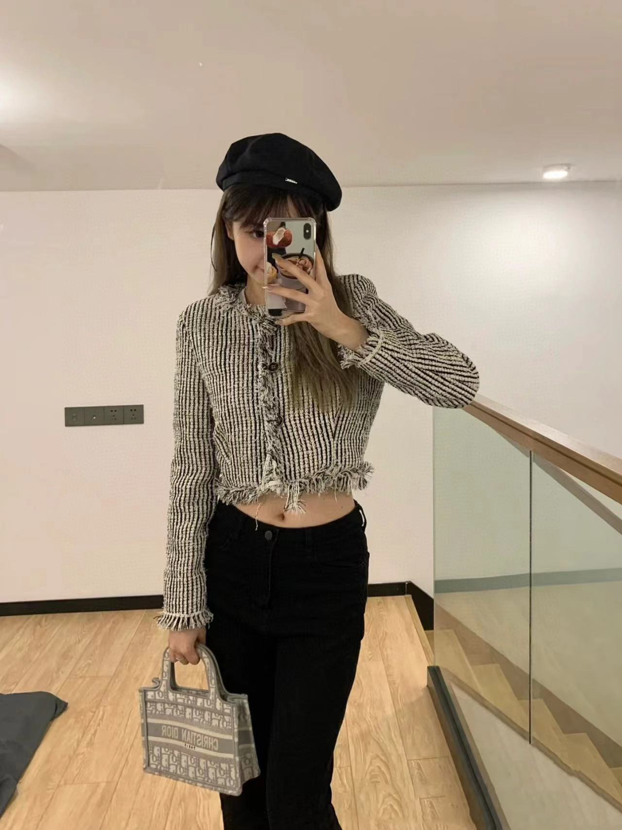 DI0R  刺繍ハンドバッグ【50％割引+送料無料】