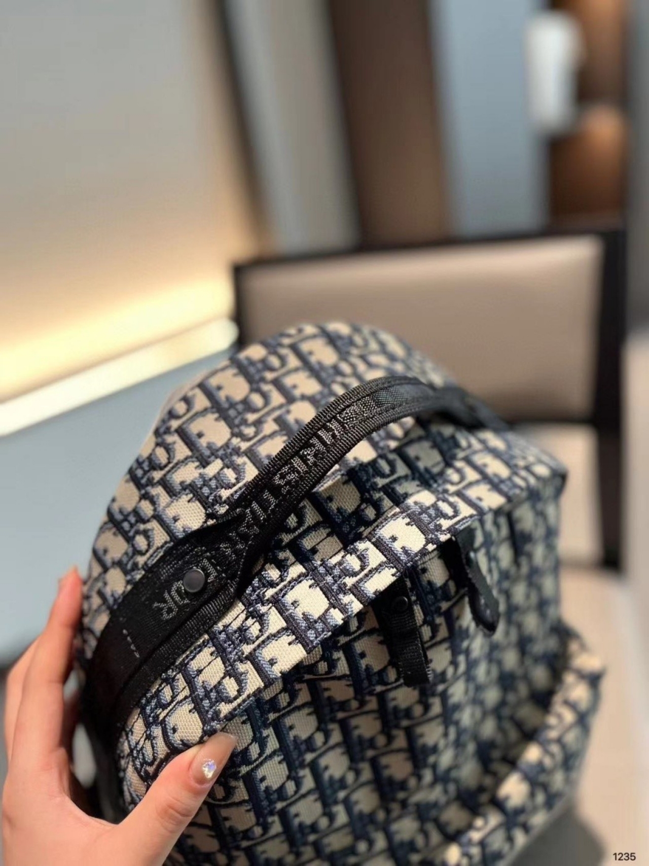 DI0R 全面プリント キャンバス バックパック【50％割引+送料無料】