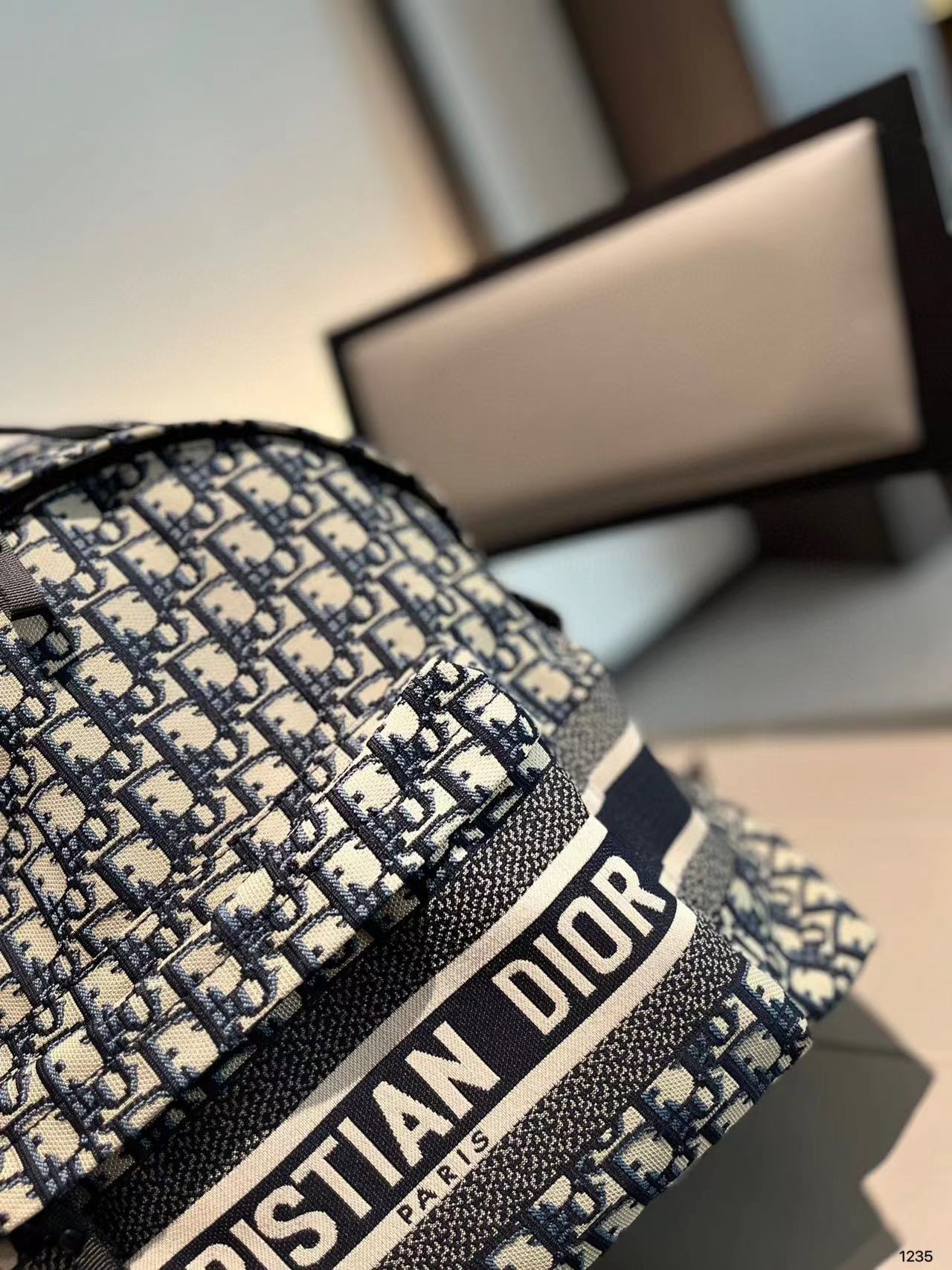 DI0R 全面プリント キャンバス バックパック【50％割引+送料無料】