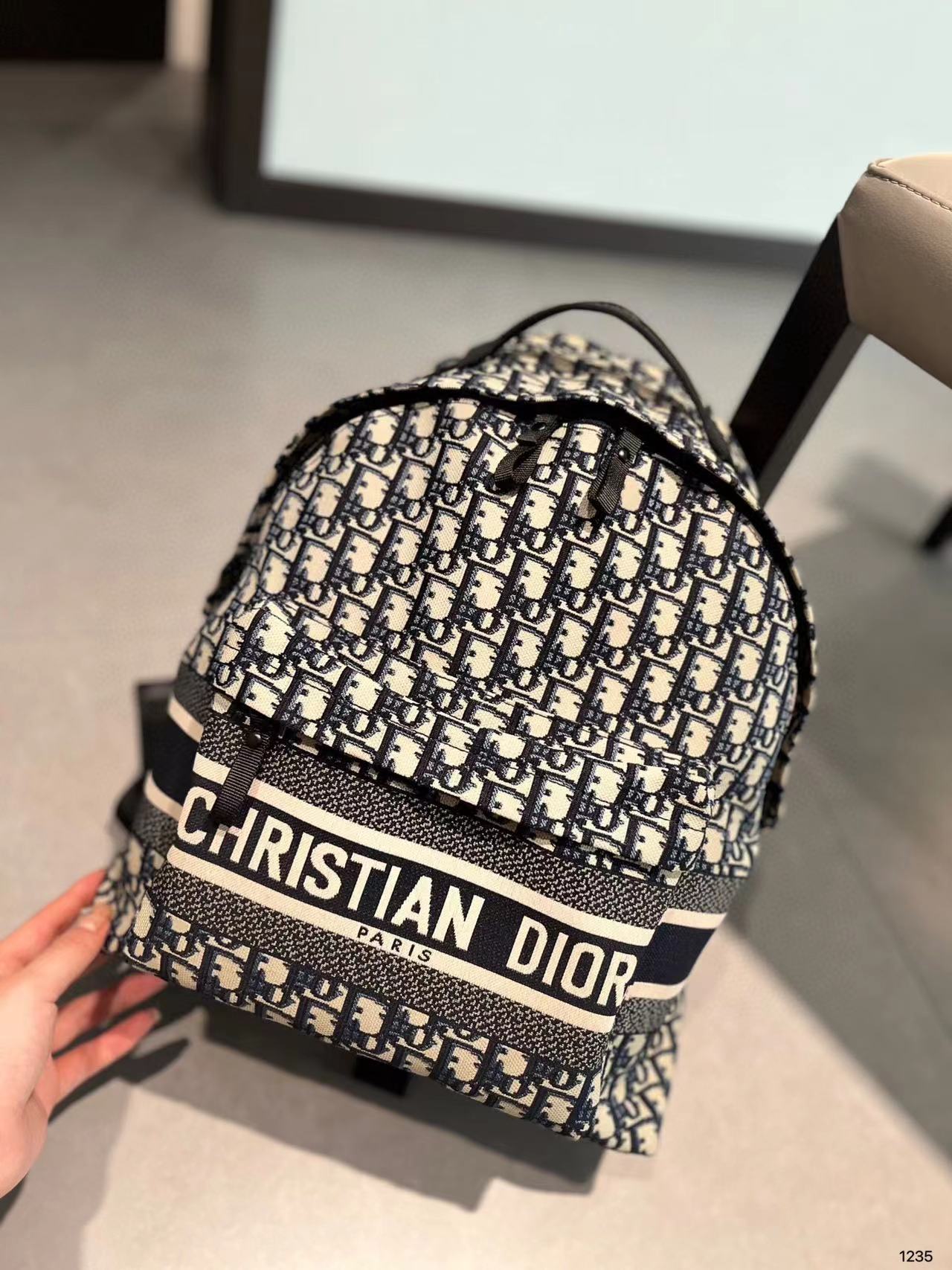 DI0R 全面プリント キャンバス バックパック【50％割引+送料無料】