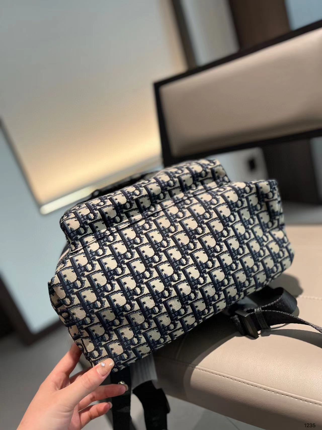 DI0R 全面プリント キャンバス バックパック【50％割引+送料無料】