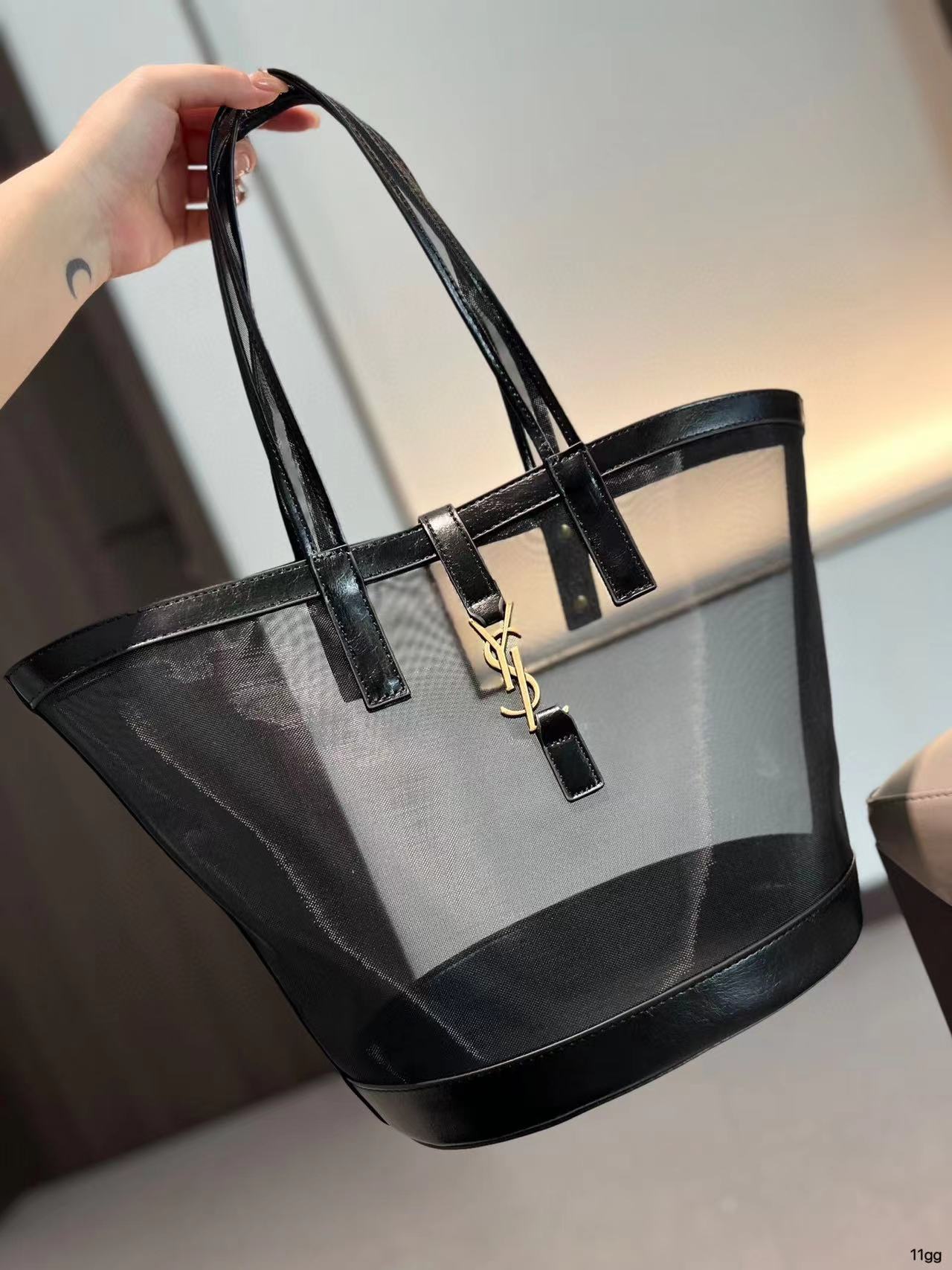 YSL メッシュショッピングバッグ【50％割引+送料無料】