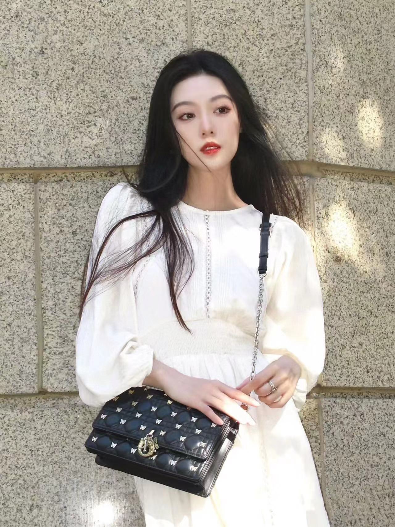 DI0R バタフライ ハンドバッグ【50％割引+送料無料】