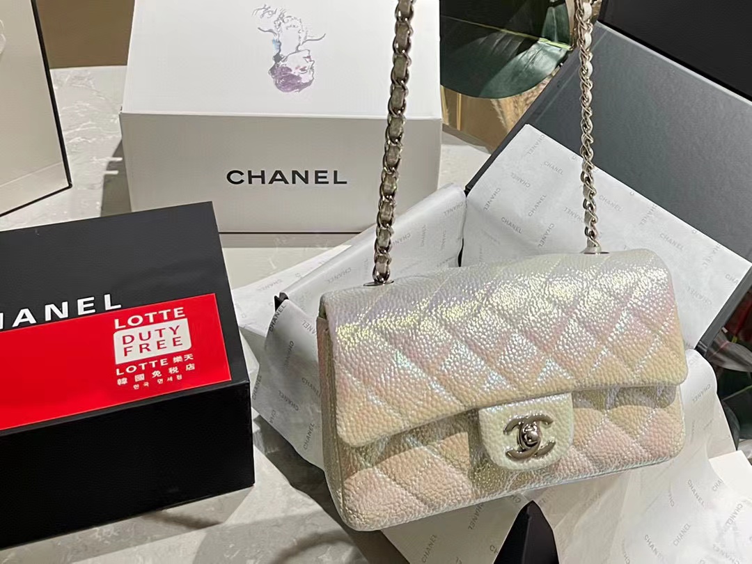CHANE1  パールグラデーションショルダーチェーンバッグ【50％割引+送料無料】