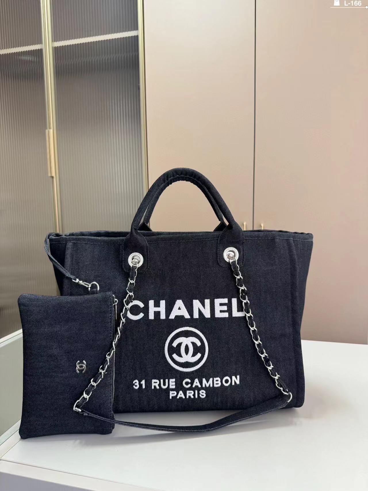 CHANE1  デニムビーチバッグ【50％割引+送料無料】