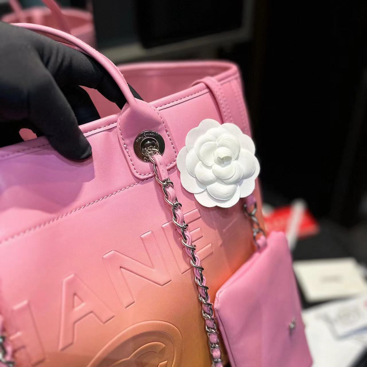 CHANE1  グラデーションビーチバッグ【50％割引+送料無料】