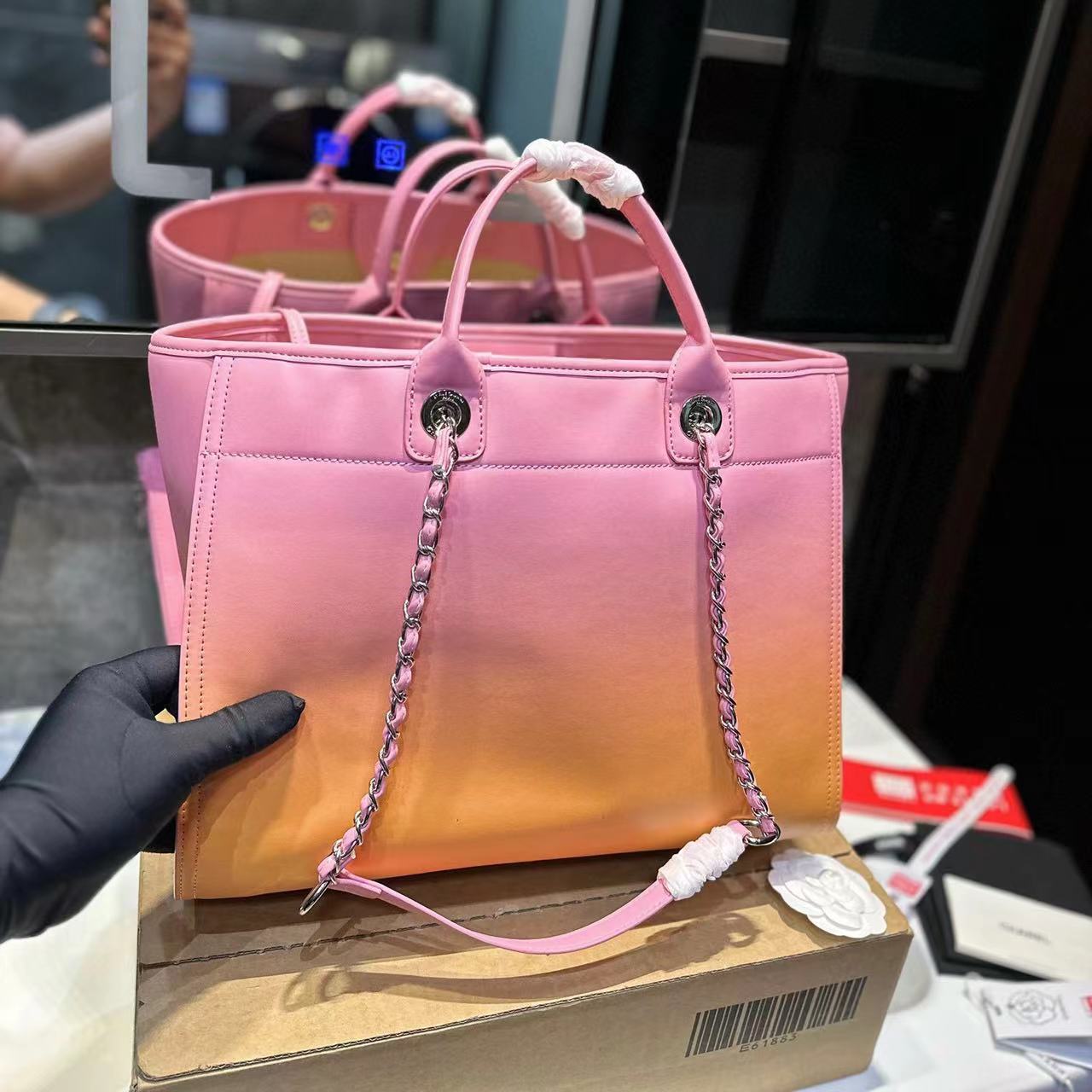 CHANE1  グラデーションビーチバッグ【50％割引+送料無料】