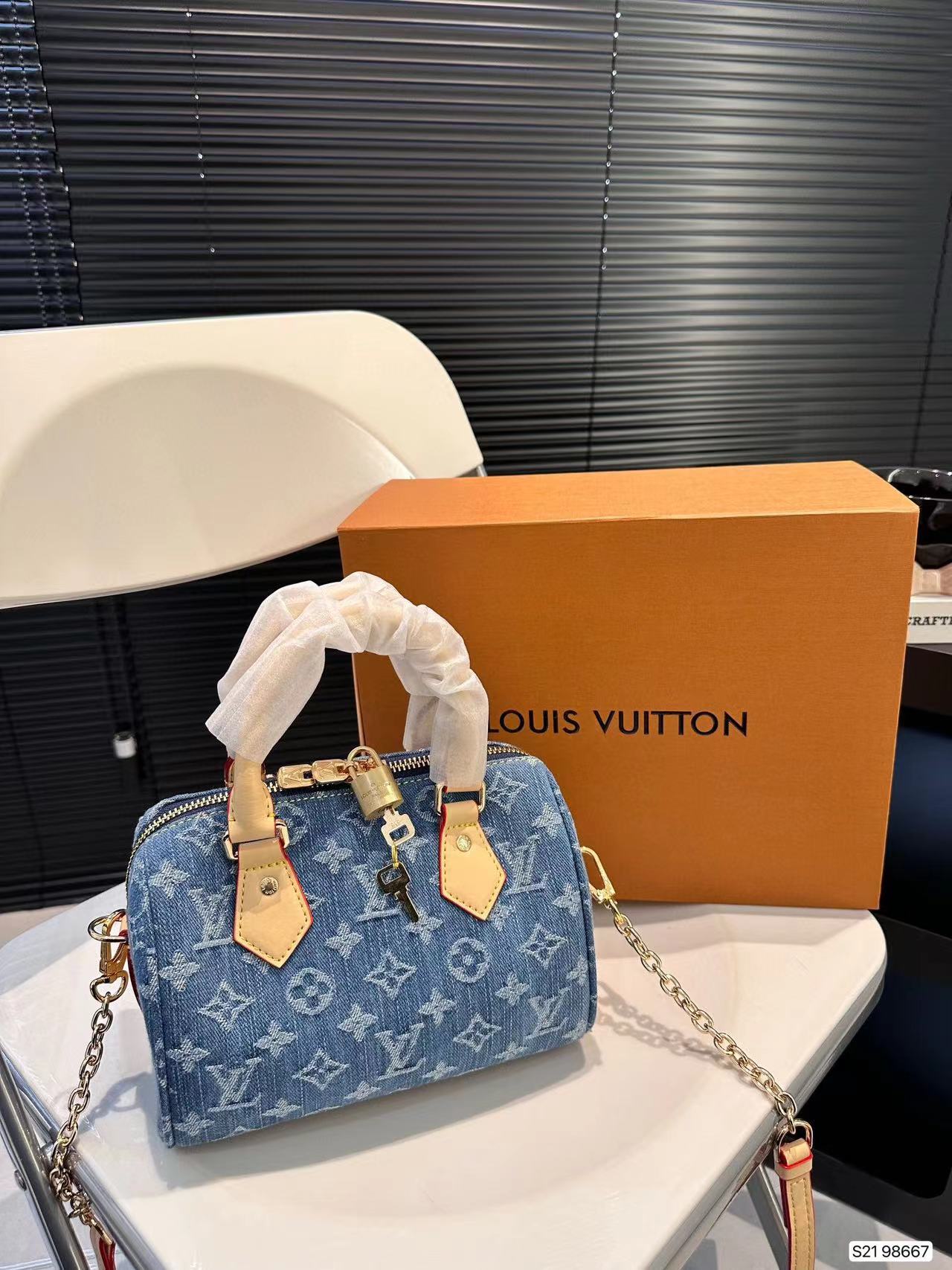 LV  デニム ハンドバッグ【50％割引+送料無料】