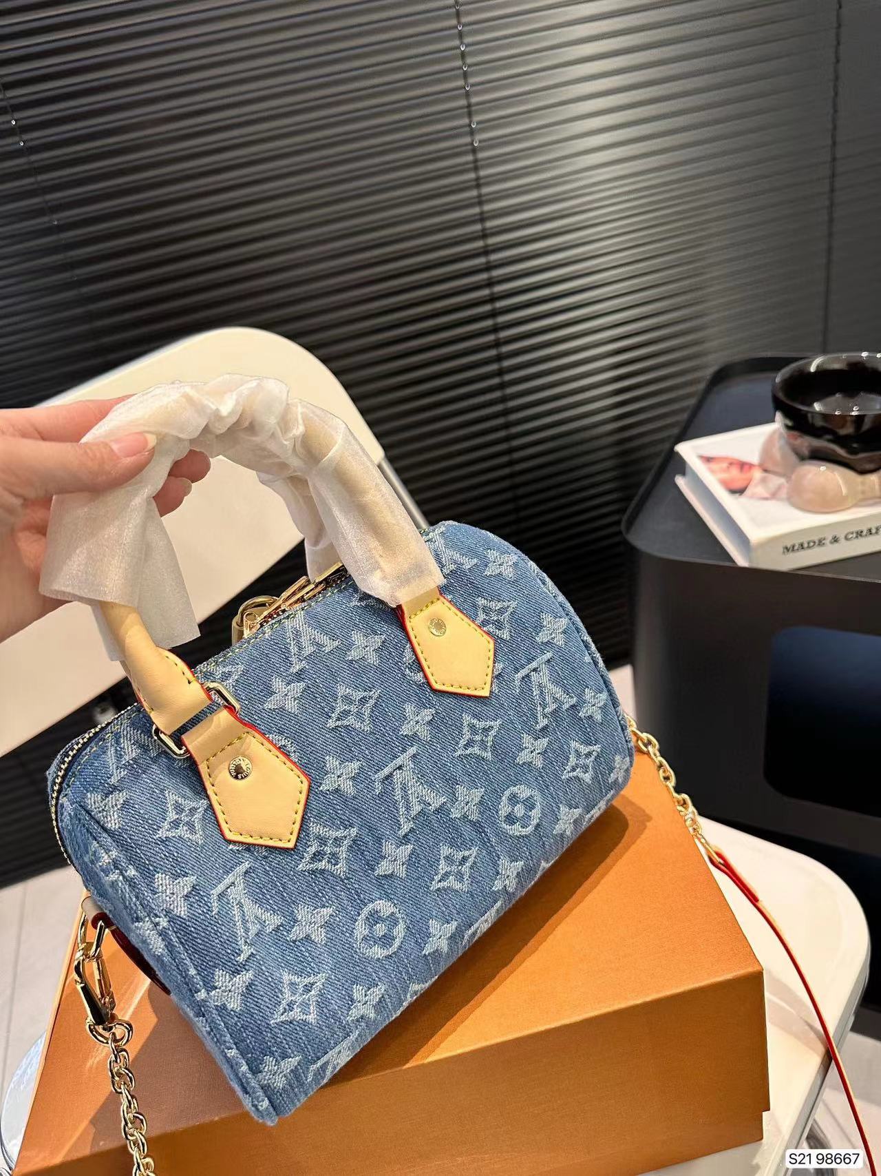LV  デニム ハンドバッグ【50％割引+送料無料】