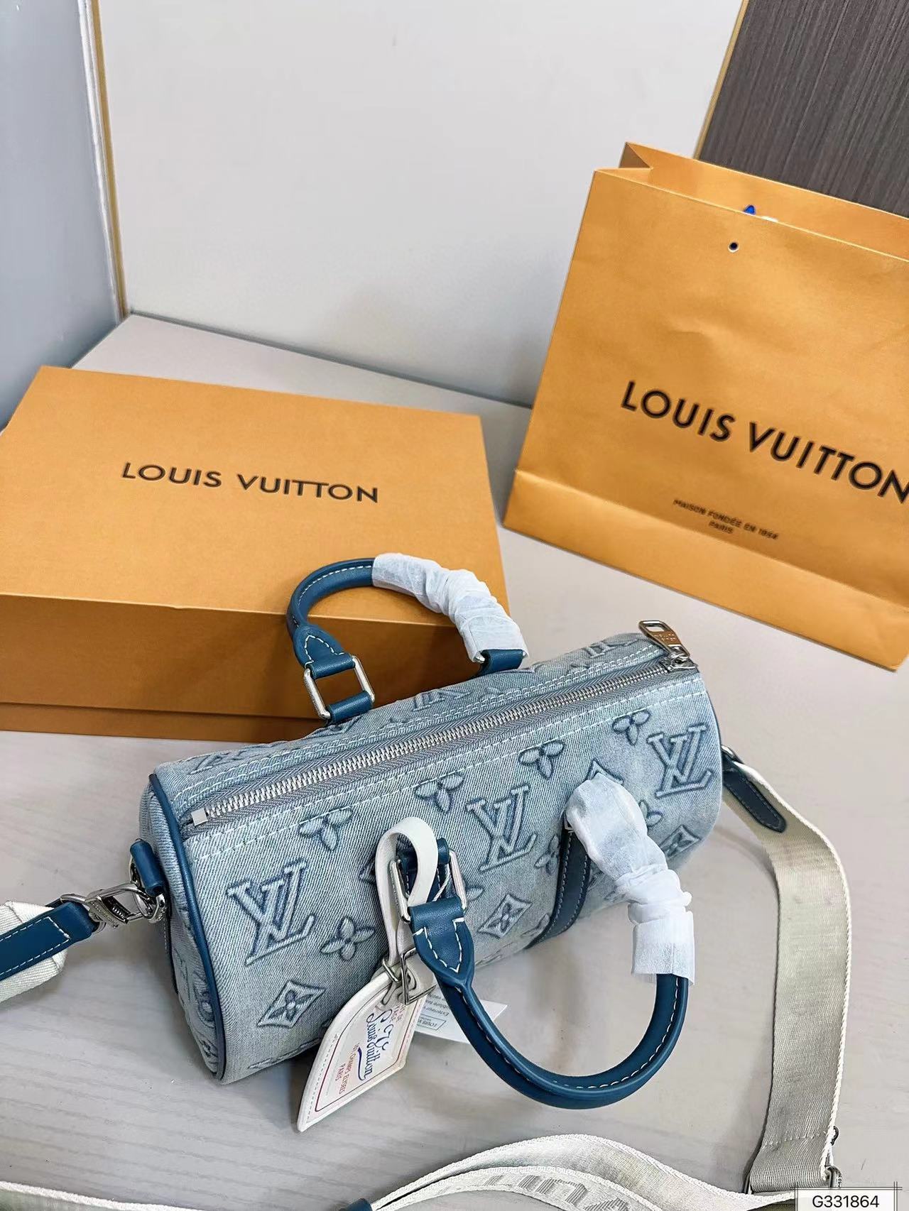 LV keepall デニムハンドバッグ【50％割引+送料無料】