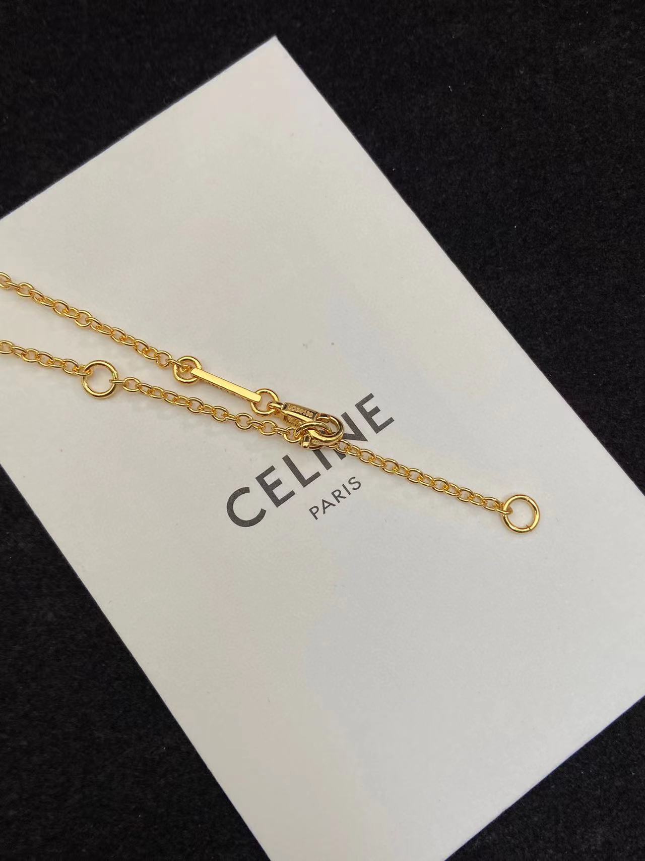 CEL1NE ダイヤモンドレターネックレス【50％割引+送料無料】