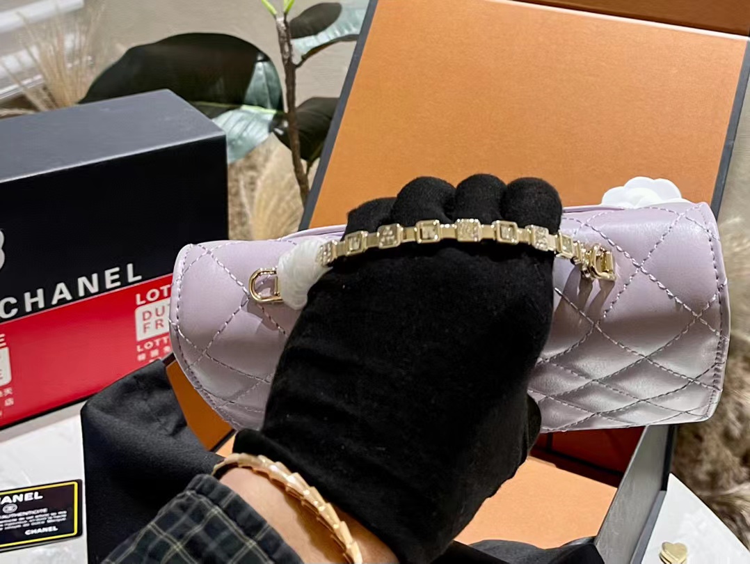 CHANE1 ダイヤモンドハンドル ショルダー クロスボディバッグ。【50％割引+送料無料】