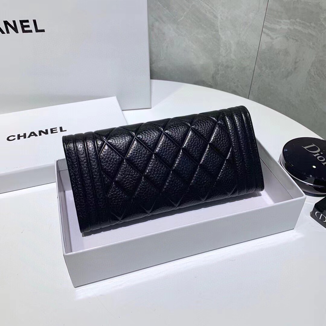CHANE1 牛皮两折长款钱包 【50％割引+送料無料】
