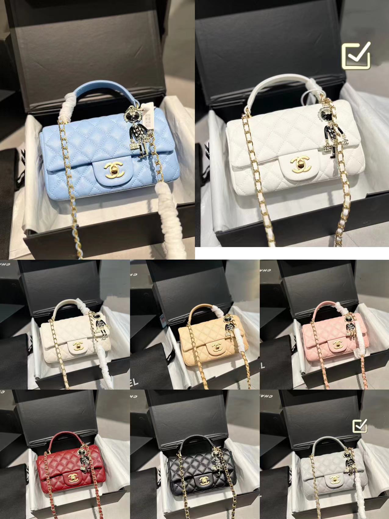 CHANE1 リトルドール チェーンショルダー クロスボディバッグ【50％割引+送料無料】