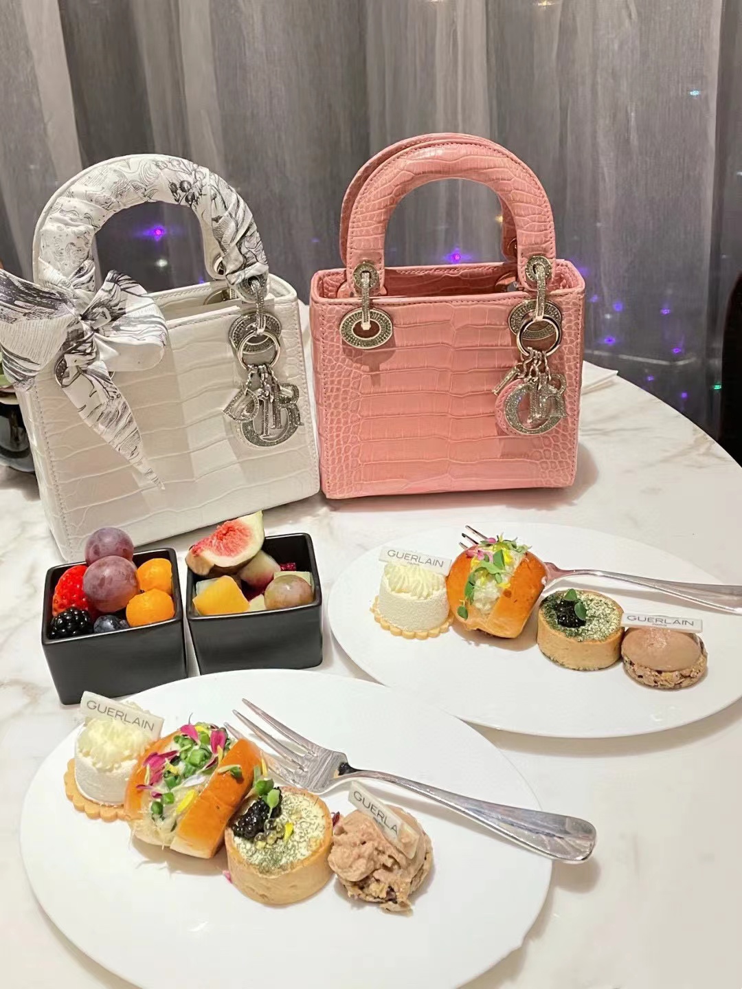 DI0R Lady クロコダイルプリント ハンドバッグ【50％割引+送料無料】