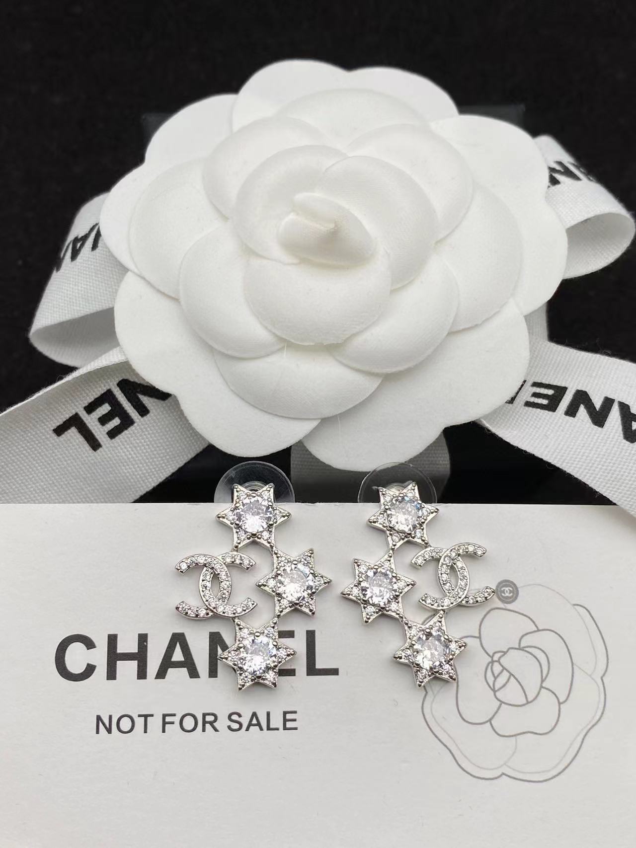 CHANE1 スター ダイヤモンド イヤリング【 50％割引+送料無料】
