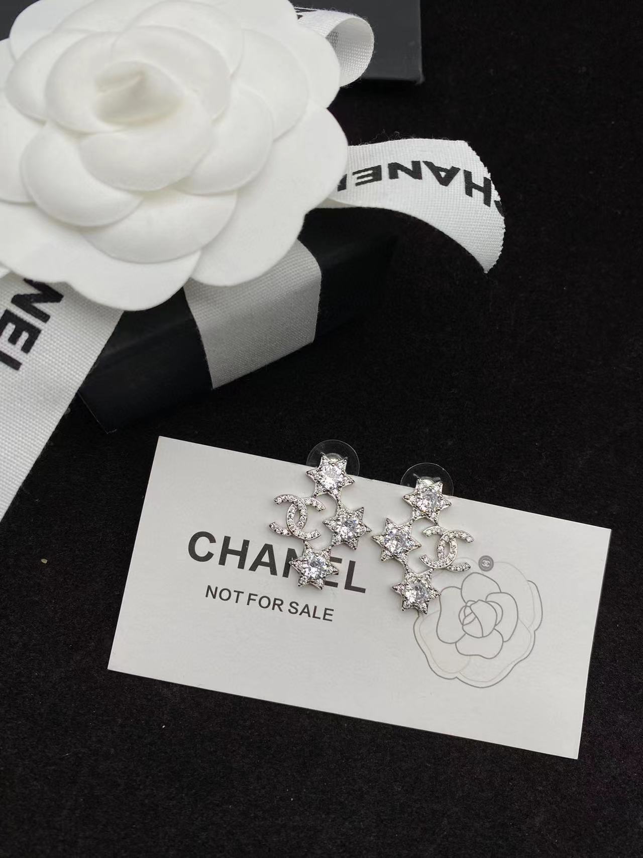CHANE1 スター ダイヤモンド イヤリング【 50％割引+送料無料】