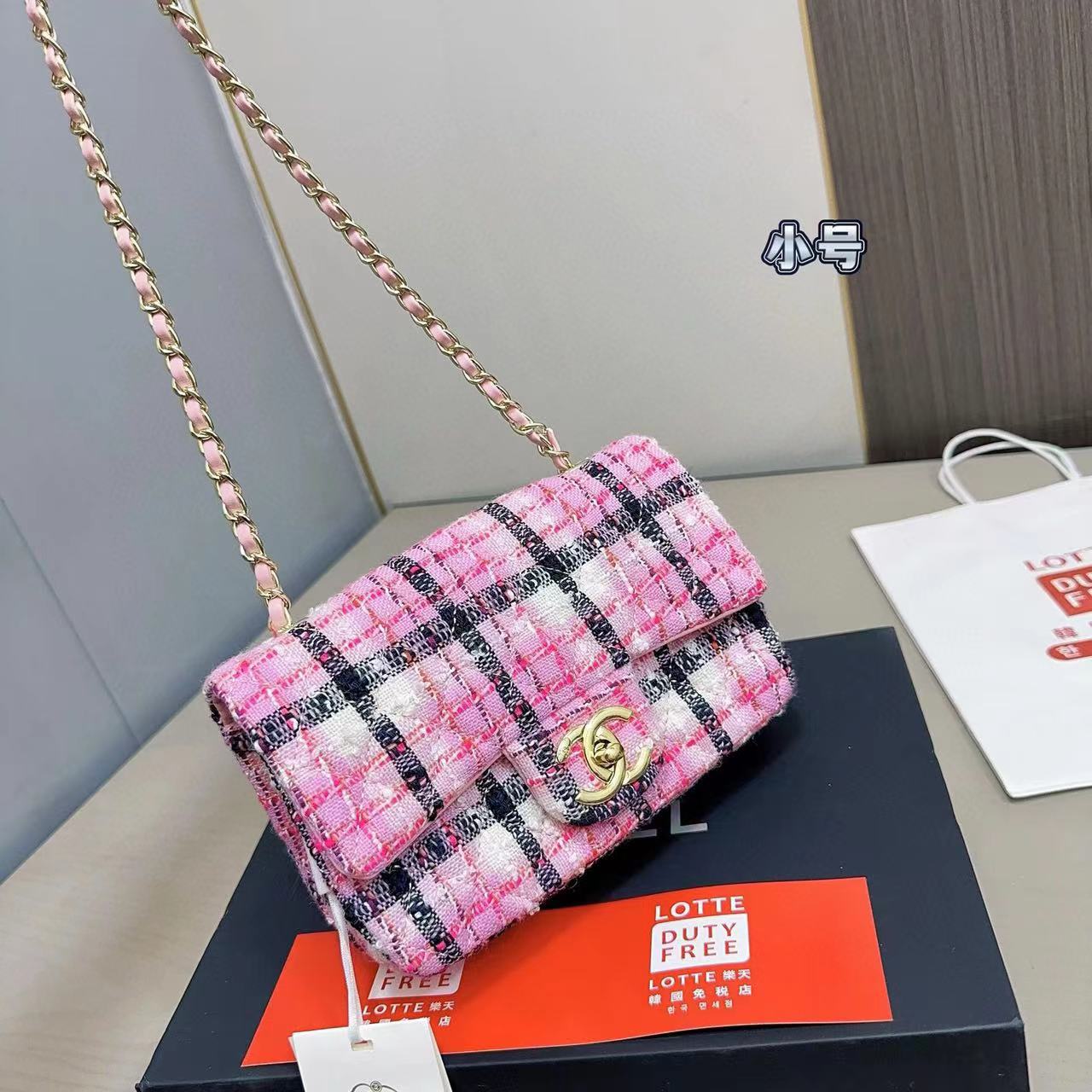 CHANE1 CF チェーンショルダー クロスボディバッグ K【50％割引+送料無料】