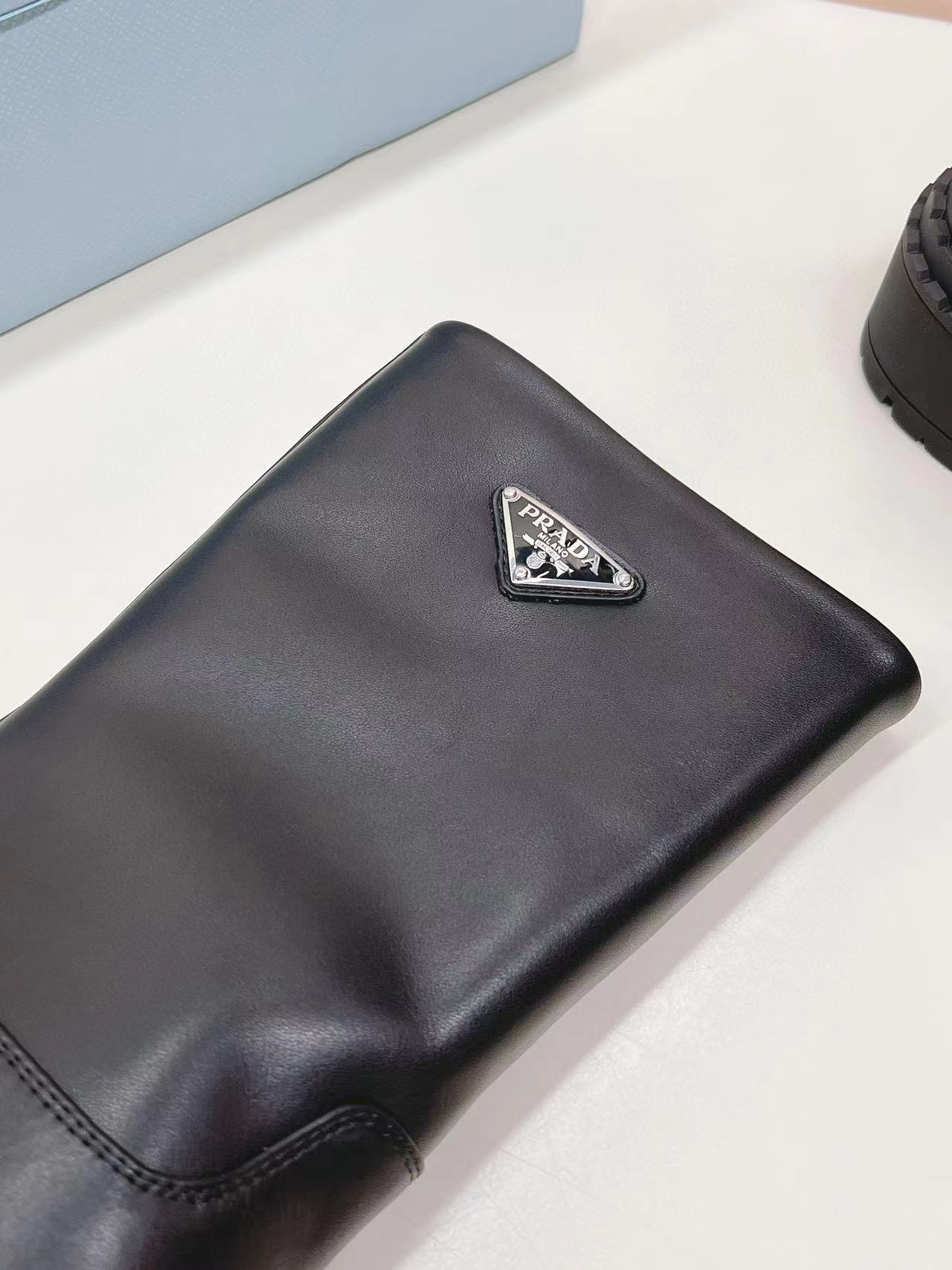 PR4DA高品質トライアングルロゴ厚底ミッドブーツ【50％割引+送料無料】