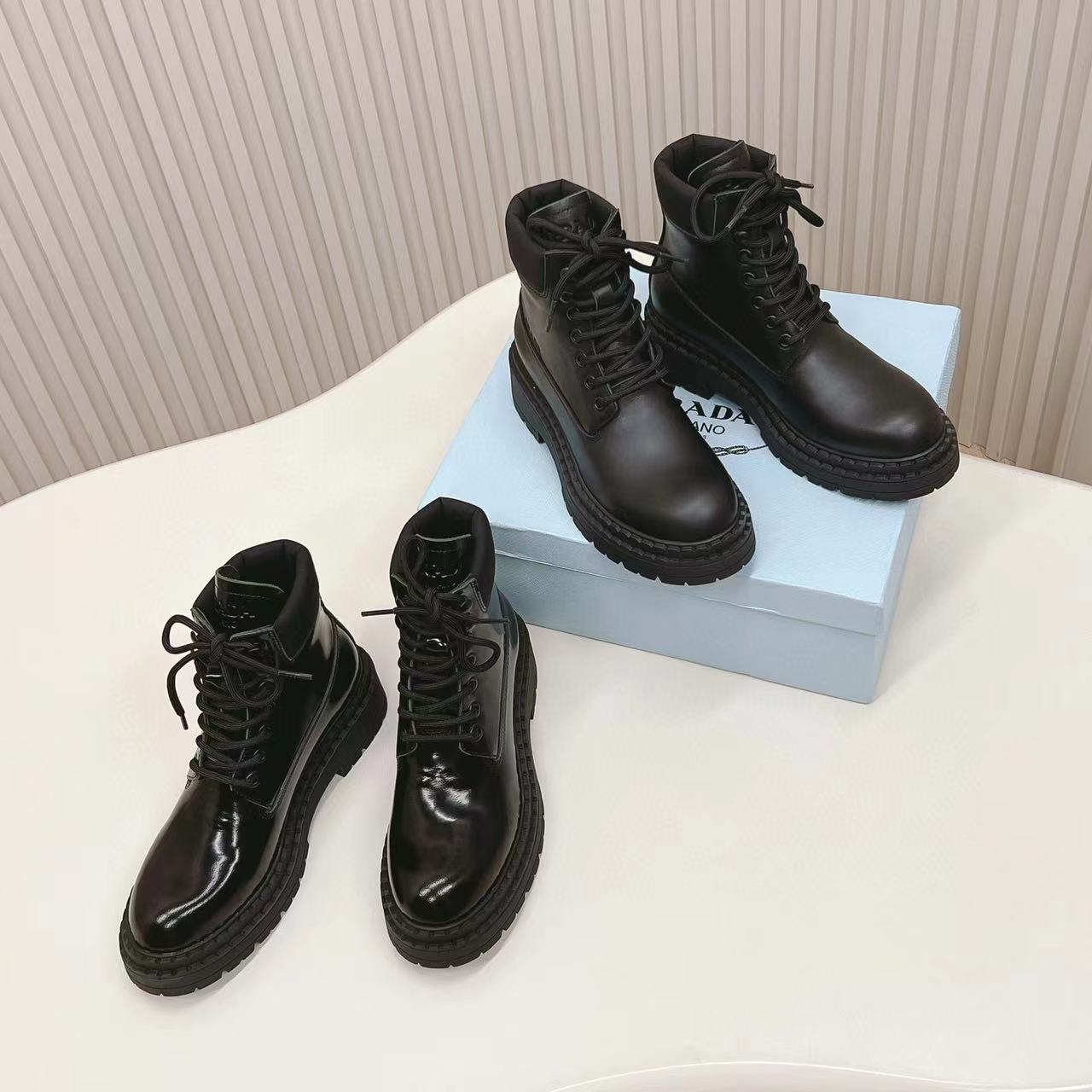 PR4DA 高品質厚底レースアップブーツ【50％割引+送料無料】