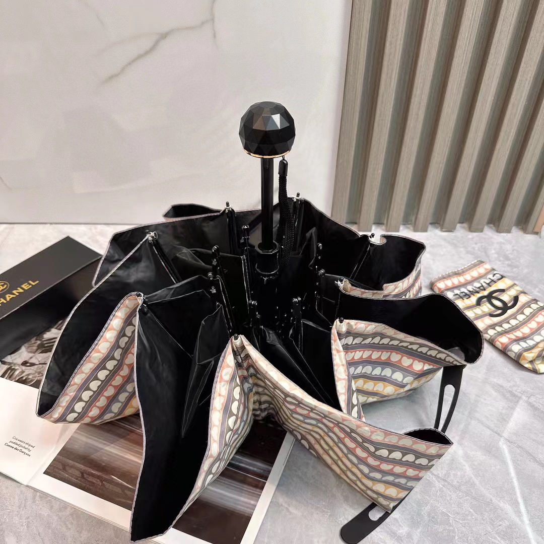 CHANE1 総プリントピーチハート折りたたみ傘【50％割引+送料無料】