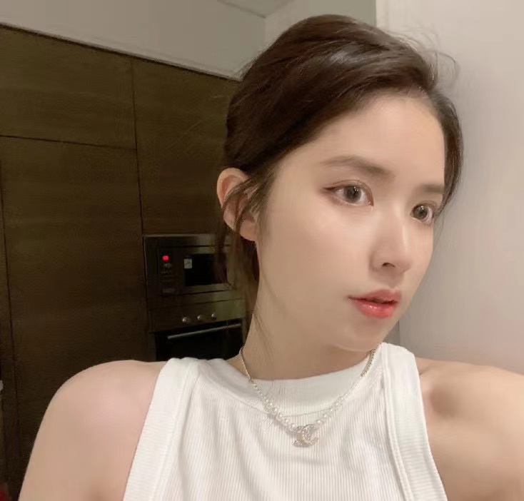 CHANE1 ダブルC パールネックレス AS【50％割引+送料無料】