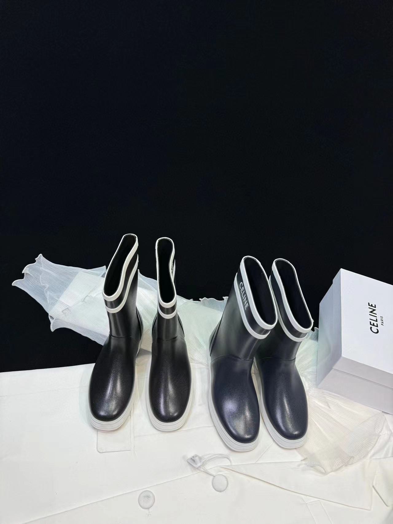 CEL1NE 高品質シンプルレインブーツ【50％割引+送料無料】