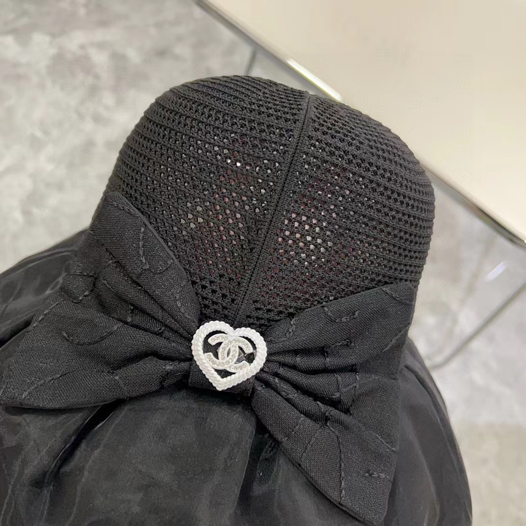 CHANE1 ハートロゴ中空サンハット【50%割引+送料無料】