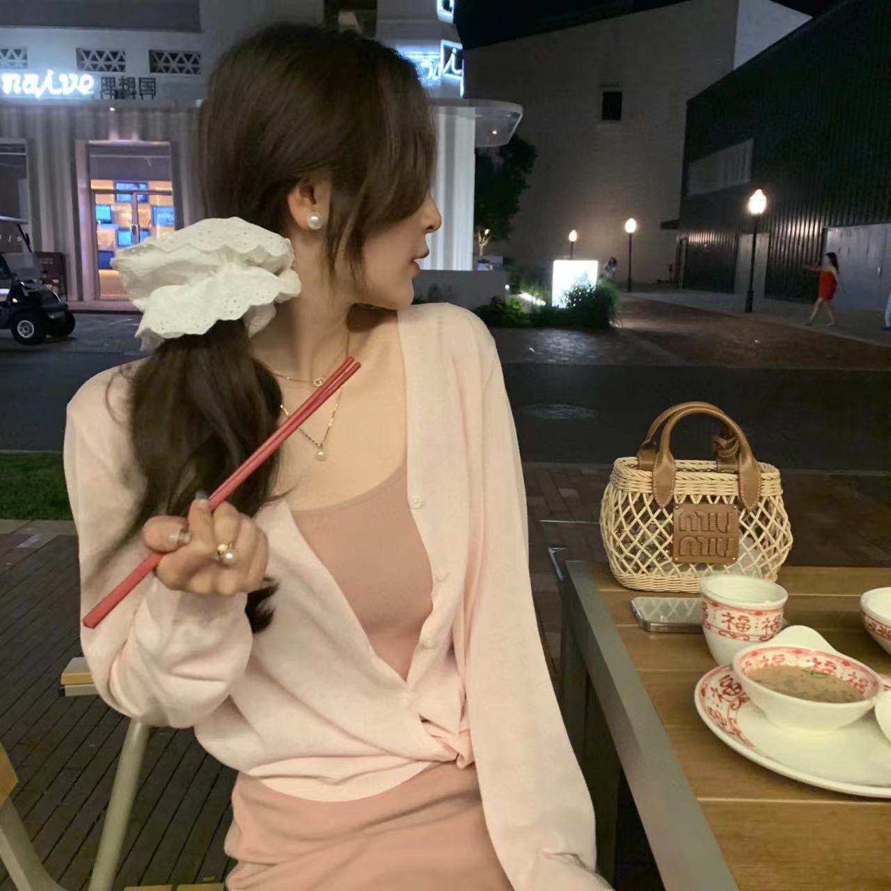 M1UM1U 織物中空ハンドバッグ【50％割引+送料無料】