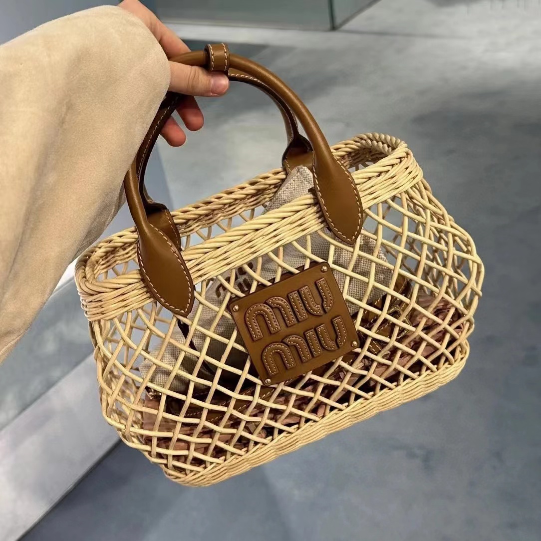 M1UM1U 織物中空ハンドバッグ【50％割引+送料無料】