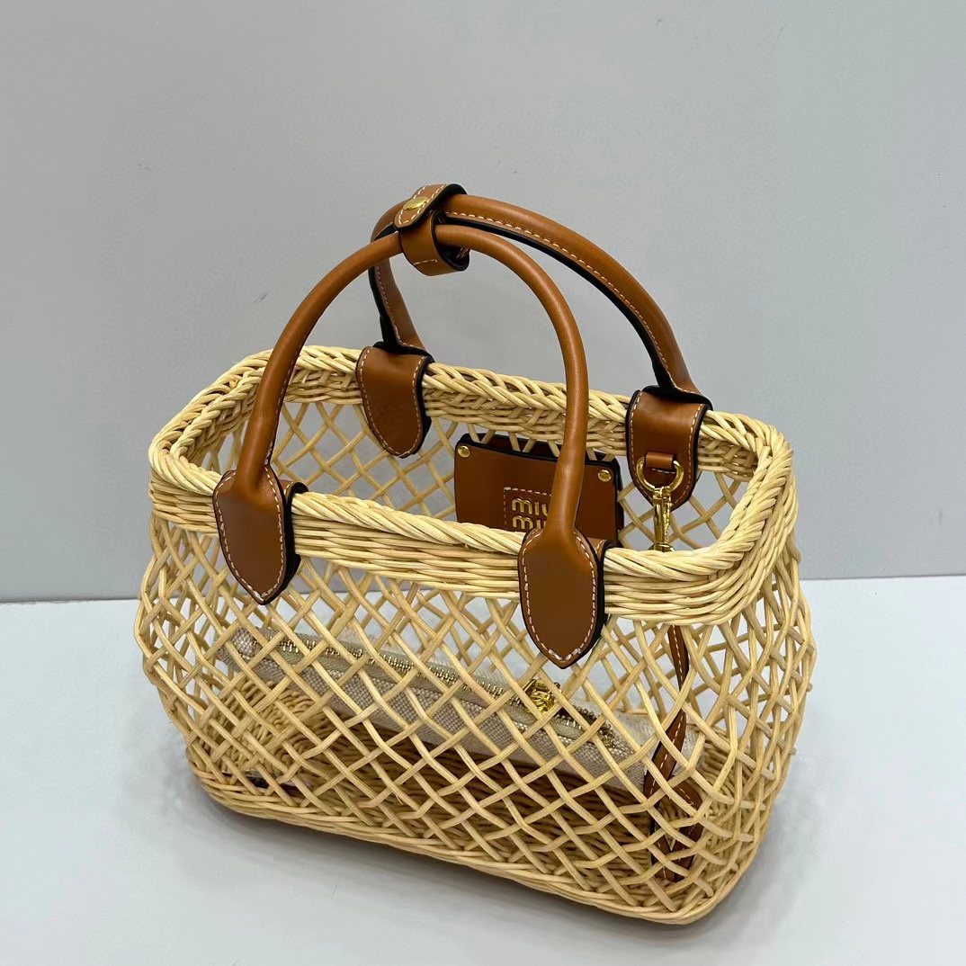 M1UM1U 織物中空ハンドバッグ【50％割引+送料無料】