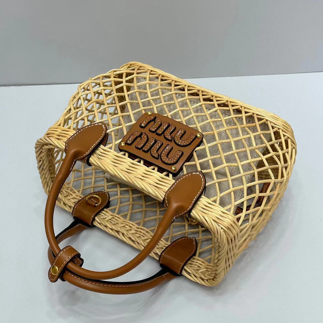 M1UM1U 織物中空ハンドバッグ【50％割引+送料無料】