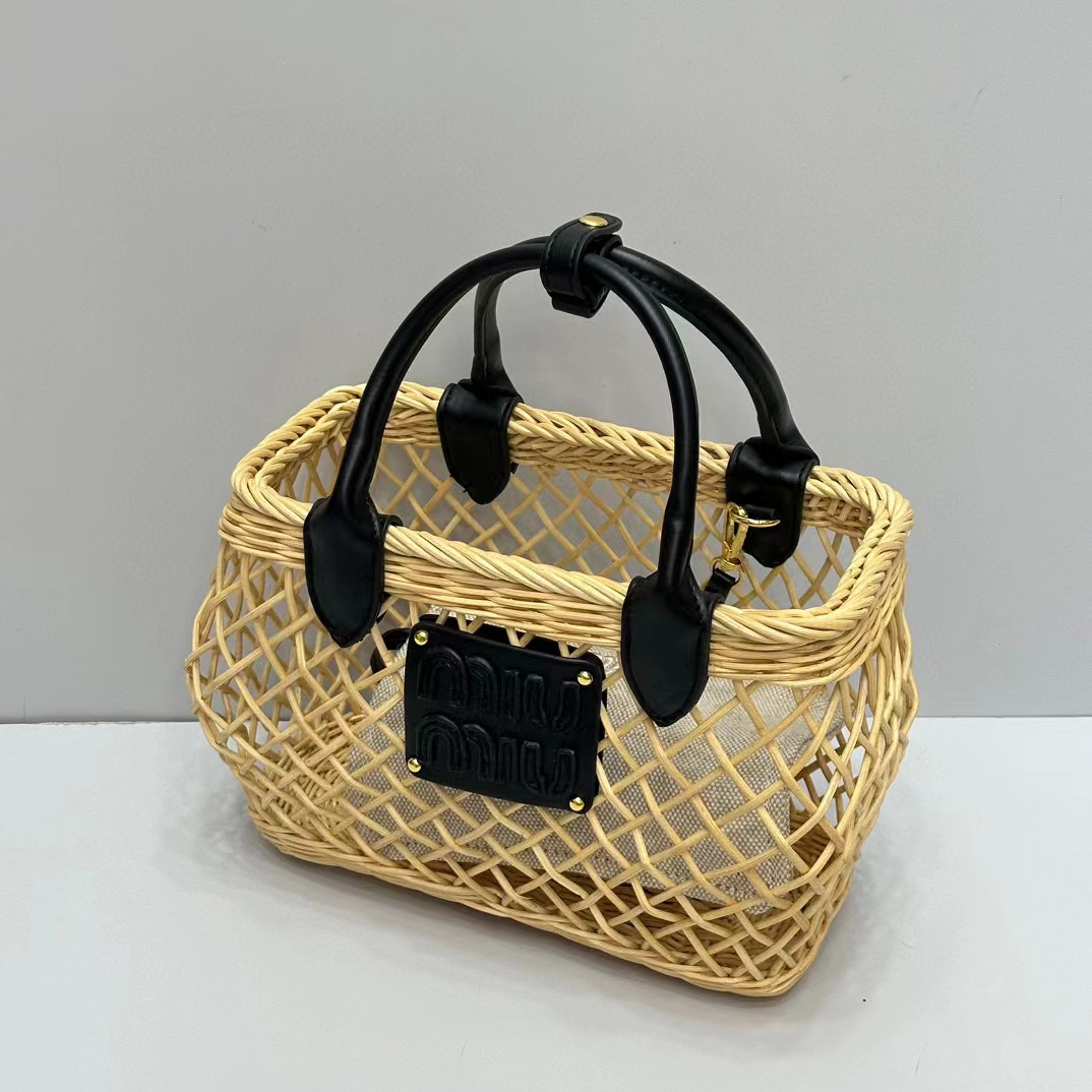 M1UM1U 織物中空ハンドバッグ【50％割引+送料無料】