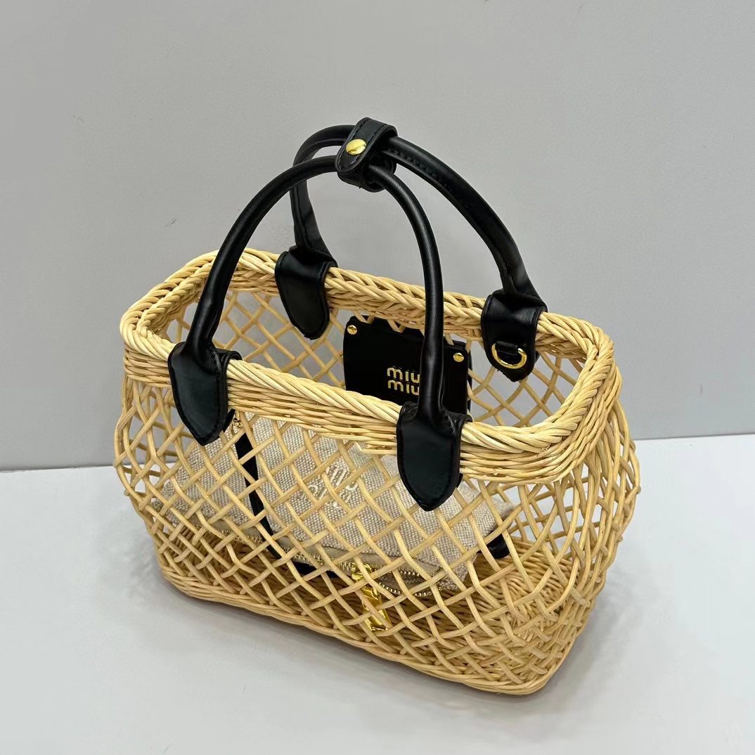 M1UM1U 織物中空ハンドバッグ【50％割引+送料無料】