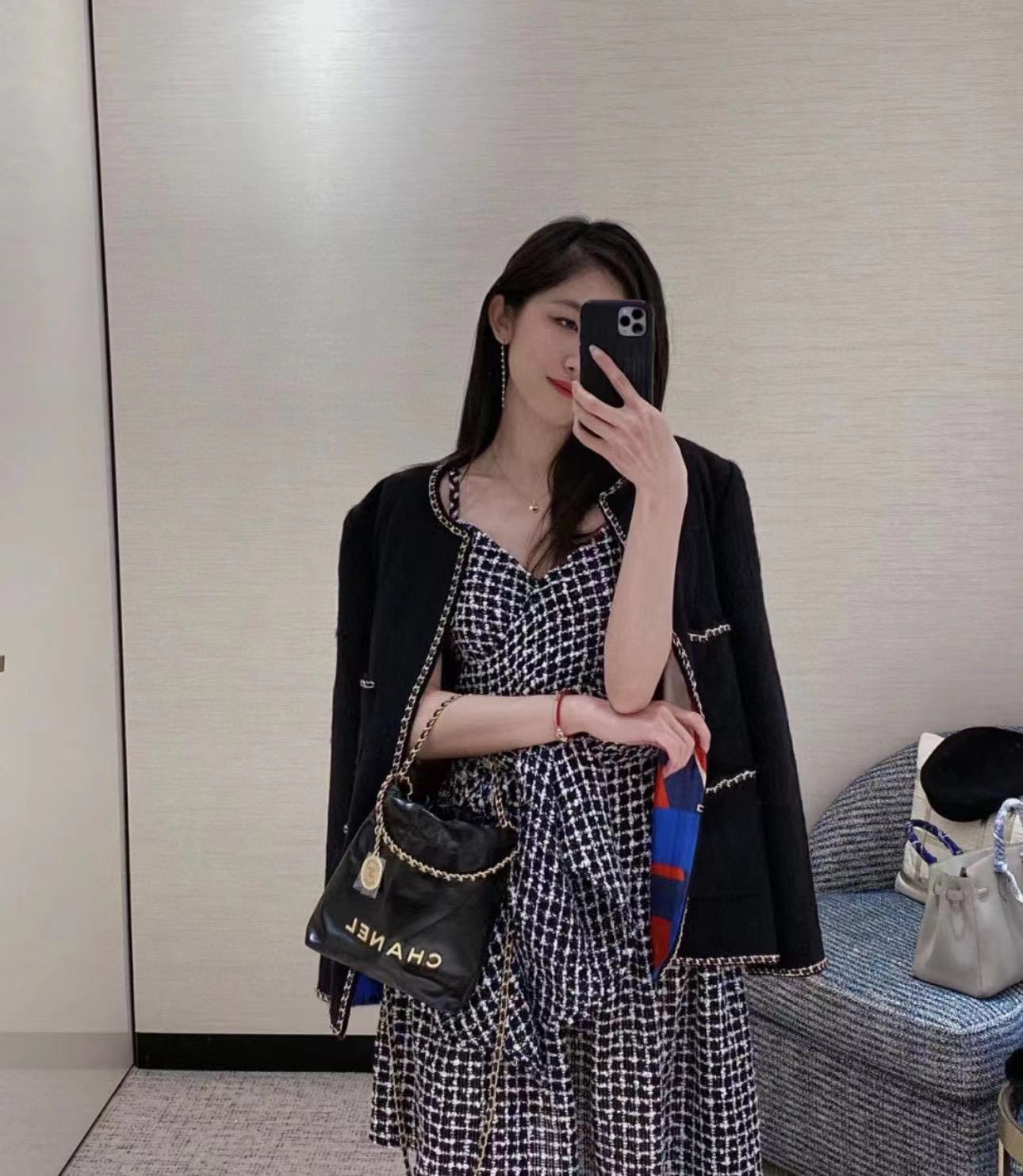 CHANE1 巾着ショッピングバッグ【50％割引+送料無料】